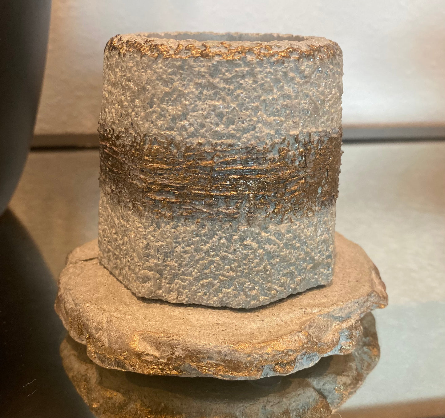 Rustic Decorative Container Set 4”H x 4”W