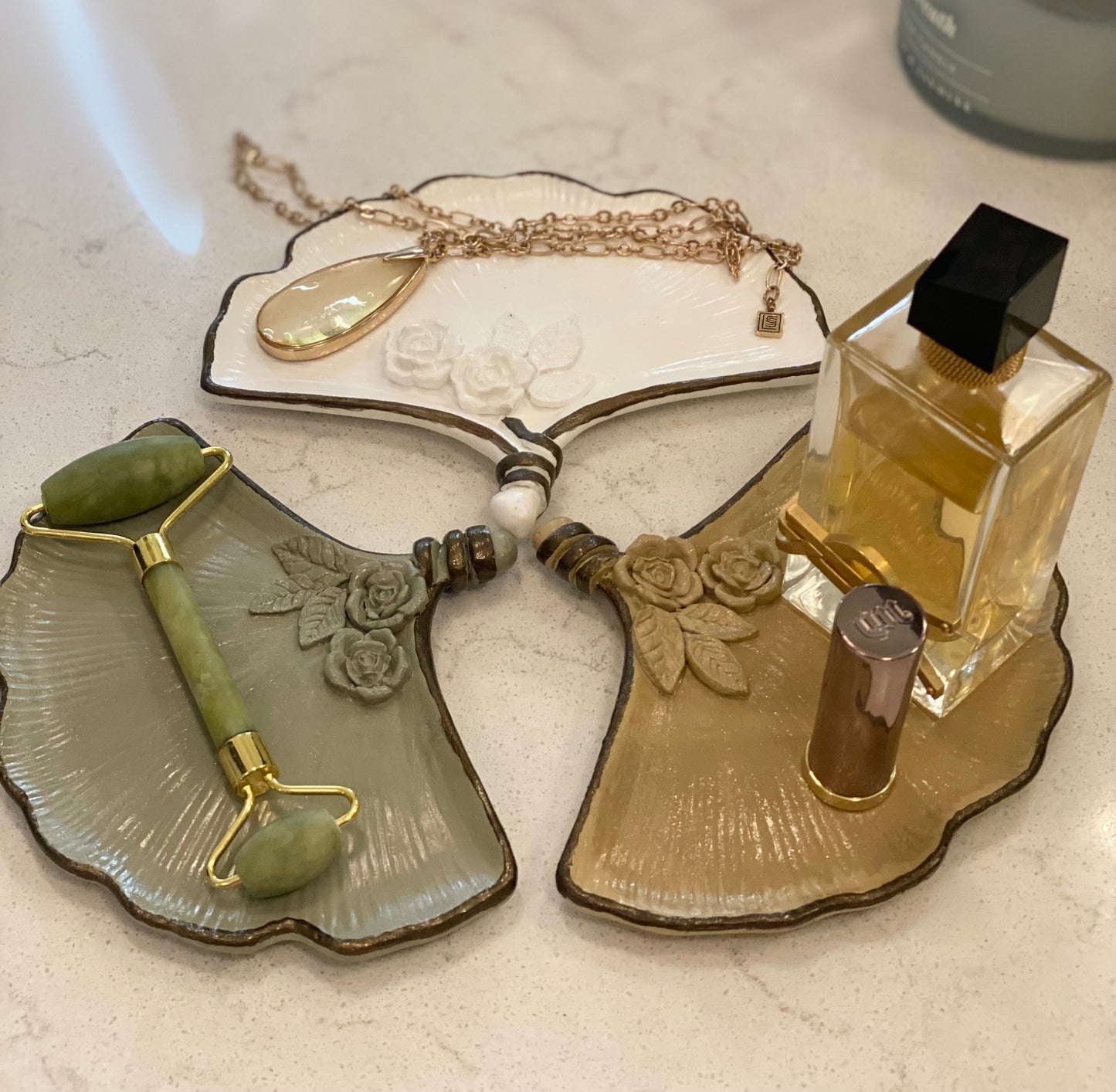Ginkgo Leaf Tray 5.5” W x 7”L ($15.50 Each)