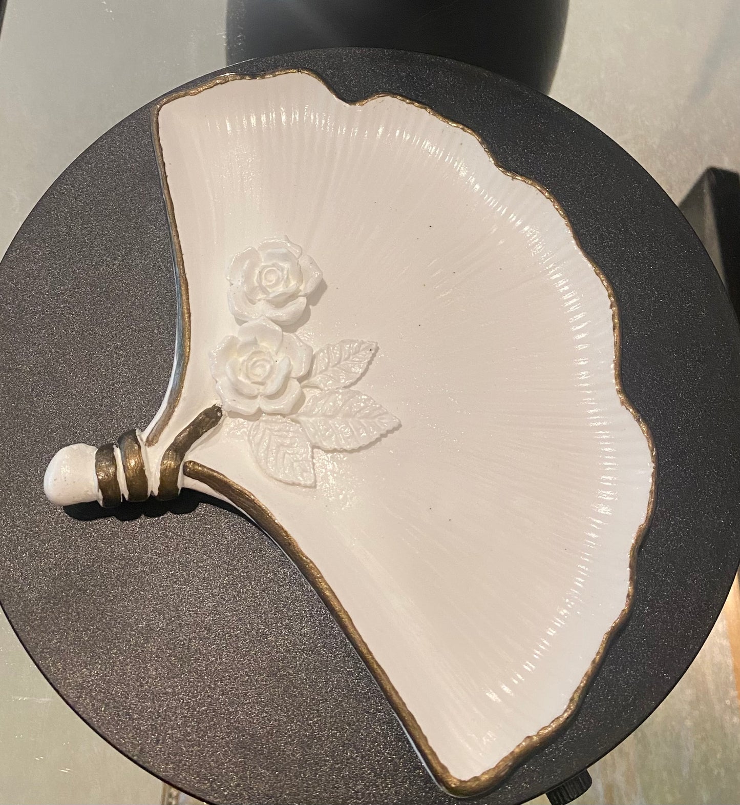 Ginkgo Leaf Tray 5.5” W x 7”L ($15.50 Each)