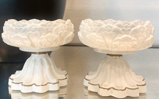  Vintage Petal Glow Tea Light Holder (Set of 2)