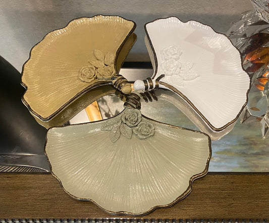 Ginkgo Leaf Tray 5.5” W x 7”L ($15.50 Each)